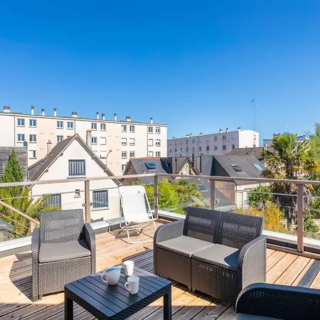 Teranga - Studio Avec Grande Terrasse Dans Rennes Exterior photo
